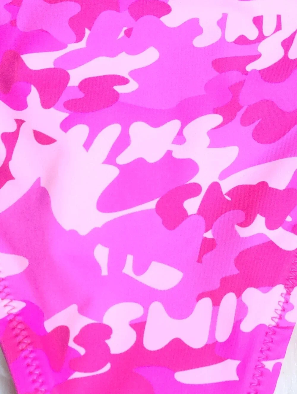 SKIMS Swim Cheeky Tanga Bottom Pink Camo Women XS NEW
